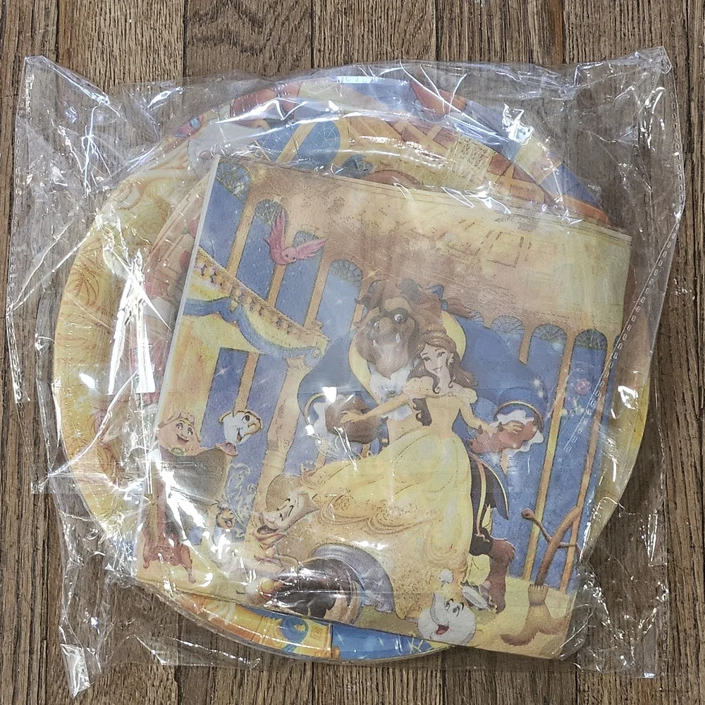 NIB Beauty and the beast tableware